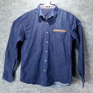 Coof andy Men's shirts Casual button Down long sleeve collared size S